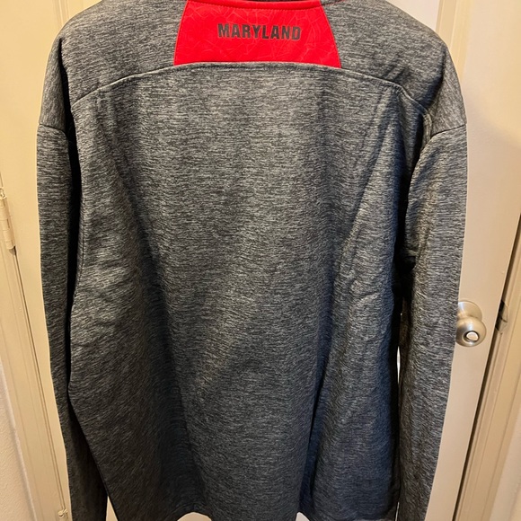 Colosseum Men's Maryland Terrapins Olympus 1/4 Zip Pullover (XL) - Picture 3 of 3